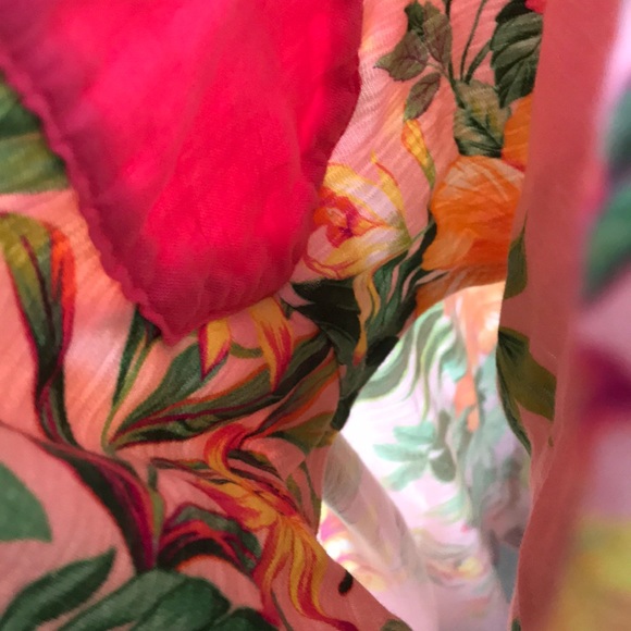 Tommy Bahama XS pink tropical dress - Picture 7 of 8